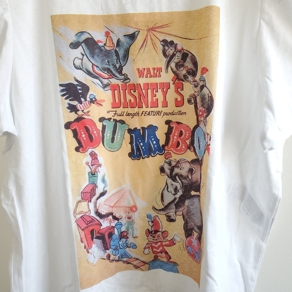 New Zara x Disney Dumbo Film Print T-Shirt NWT Size Large - Picture 13 of 16